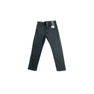 Levi’s 901 So High Slim Mom Jeans Big E Black Cotton Stretch M/F 34X32 $89.50